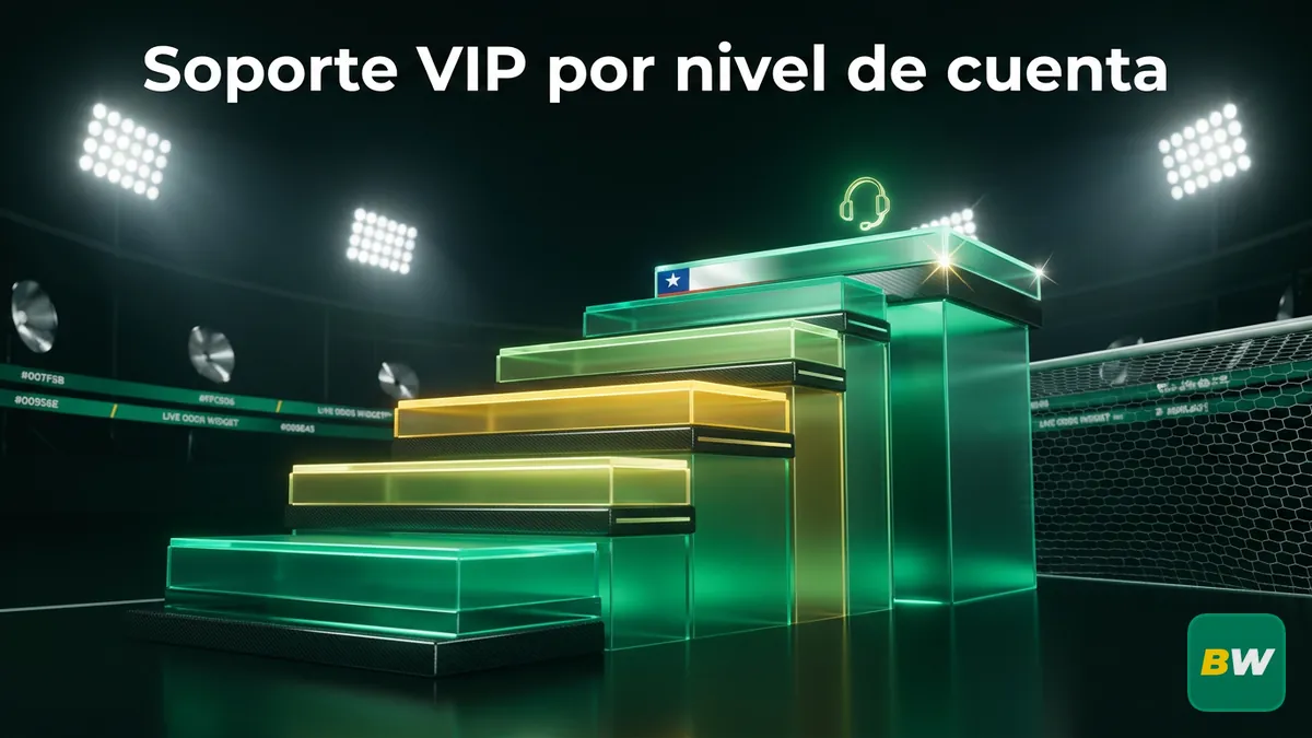 Soporte VIP según el nivel de cuenta de Betwinner Chile en el programa de cashback