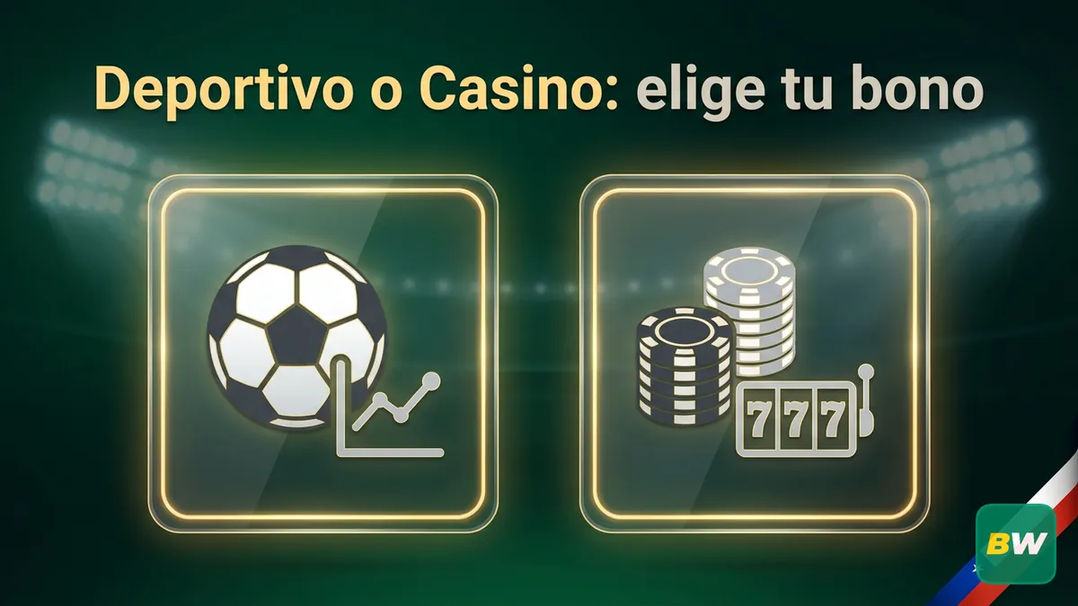 Comparación entre el bono deportivo y el bono de casino de Betwinner en Chile