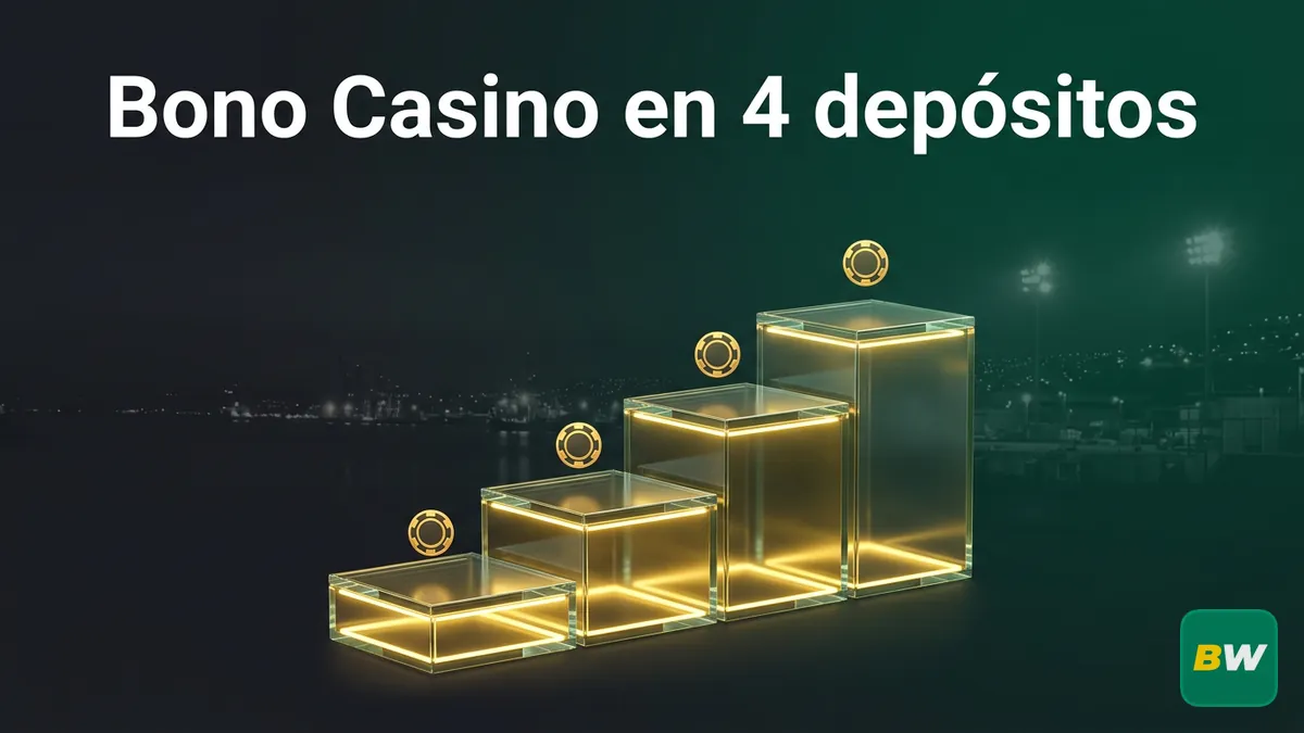 Paquete escalonado del bono de casino de Betwinner en cuatro depósitos, Chile