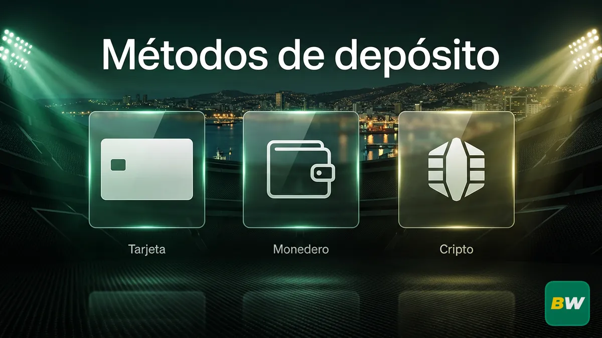 Métodos de depósito disponibles en Betwinner Chile: tarjeta, monedero electrónico y criptomonedas
