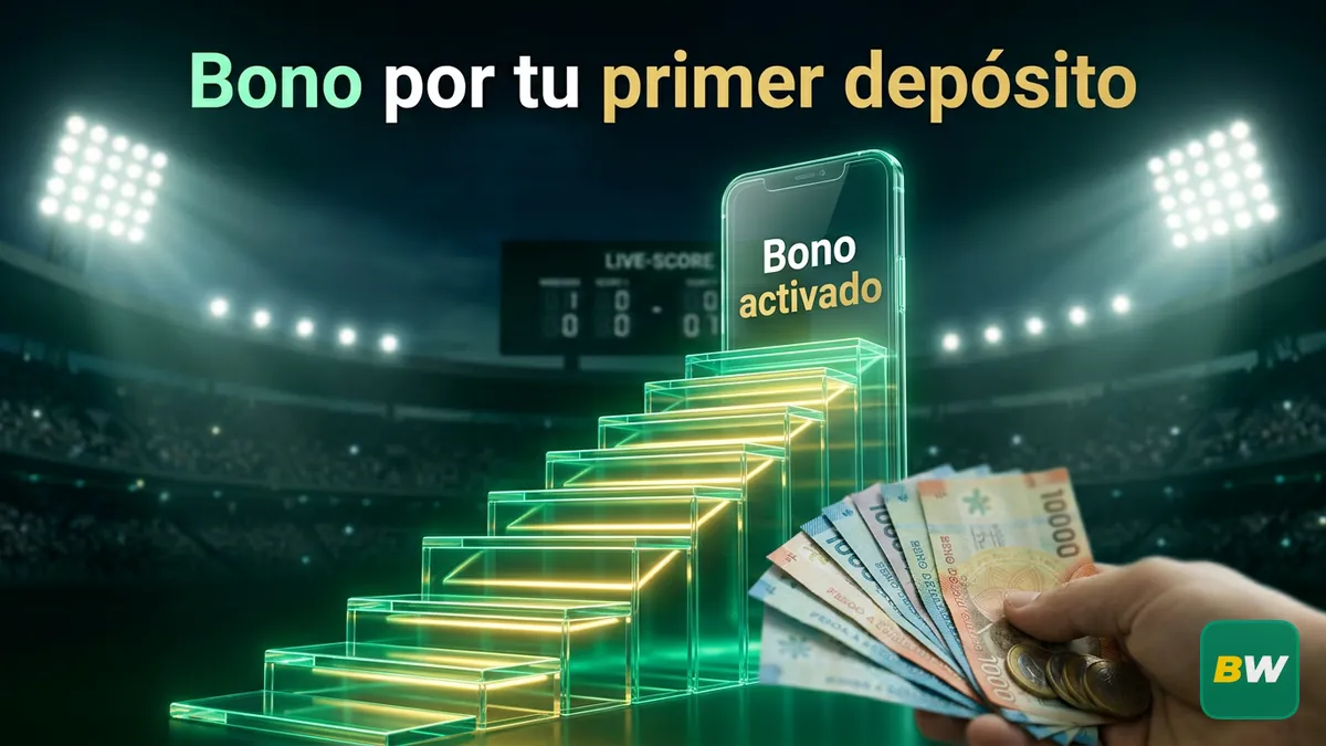 Bono de bienvenida al activar el primer depósito en Betwinner Chile