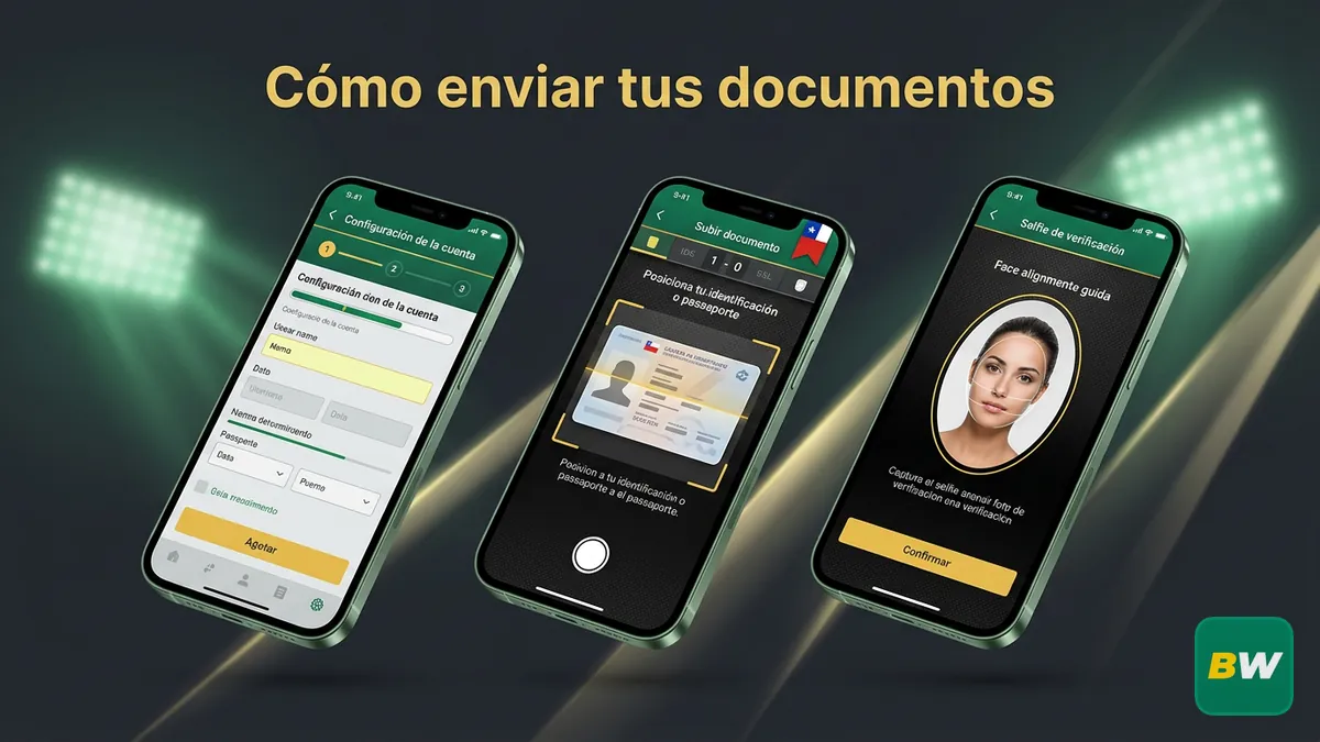 Pasos para enviar documentos y verificar la cuenta en Betwinner